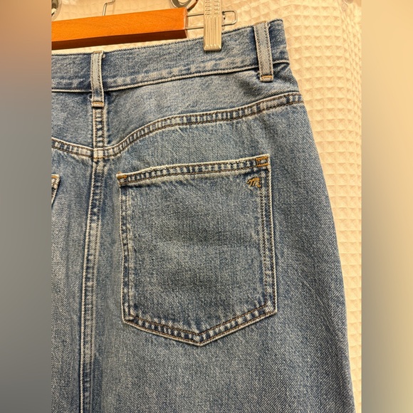 Madewell Blue Denim Maxi Skirt - Picture 5 of 6